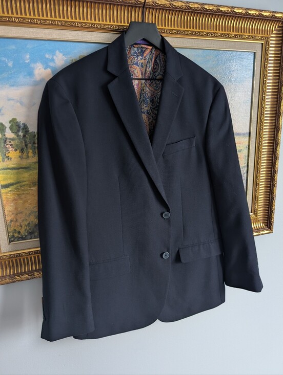 TALLIA Other - TALLIA Navy Blazer with Paisley Lining Large